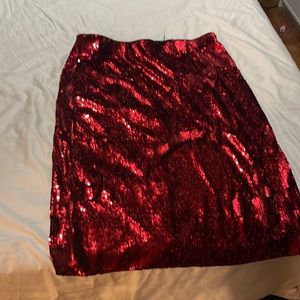 Sequins pencil skirt